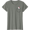 image:imageHello Kitty Chest Pocket TShirtOlive Heather