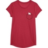 image:imageHello Kitty Chest Pocket TShirtRed Heather