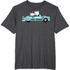image:imageHello Kitty Dear Daniel Best Friends Classic Car 1950s TShirtDark Heather Grey