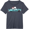 image:imageHello Kitty Dear Daniel Best Friends Classic Car 1950s TShirtHeather Blue