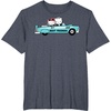 image:imageHello Kitty Dear Daniel Best Friends Classic Car 1950s TShirtHeather Blue