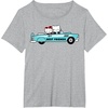 image:imageHello Kitty Dear Daniel Best Friends Classic Car 1950s TShirtHeather Grey
