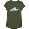 image:imageHello Kitty Dear Daniel Best Friends Classic Car 1950s TShirtOlive Green
