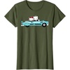 image:imageHello Kitty Dear Daniel Best Friends Classic Car 1950s TShirtOlive Green