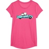 image:imageHello Kitty Dear Daniel Best Friends Classic Car 1950s TShirtPink Heather