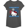 image:imageHello Kitty Fireworks 4th of July Red White Blue Americana Women Girls Kids Men TShirtAsphalt Grey
