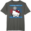 image:imageHello Kitty Fireworks 4th of July Red White Blue Americana Women Girls Kids Men TShirtAsphalt Grey