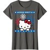 image:imageHello Kitty Fireworks 4th of July Red White Blue Americana Women Girls Kids Men TShirtAsphalt Grey