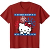 image:imageHello Kitty Fireworks 4th of July Red White Blue Americana Women Girls Kids Men TShirtCranberry Red