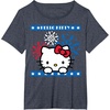 image:imageHello Kitty Fireworks 4th of July Red White Blue Americana Women Girls Kids Men TShirtHeather Blue