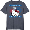 image:imageHello Kitty Fireworks 4th of July Red White Blue Americana Women Girls Kids Men TShirtHeather Blue