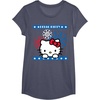 image:imageHello Kitty Fireworks 4th of July Red White Blue Americana Women Girls Kids Men TShirtHeather Blue