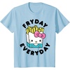 image:imageHello Kitty French Fries Fryday Everyday Friday TShirtBaby Blue