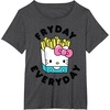 image:imageHello Kitty French Fries Fryday Everyday Friday TShirtDark Heather Grey