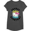 image:imageHello Kitty French Fries Fryday Everyday Friday TShirtDark Heather Grey