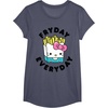 image:imageHello Kitty French Fries Fryday Everyday Friday TShirtHeather Blue