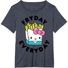 image:imageHello Kitty French Fries Fryday Everyday Friday TShirtHeather Blue
