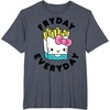image:imageHello Kitty French Fries Fryday Everyday Friday TShirtHeather Blue