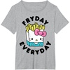 image:imageHello Kitty French Fries Fryday Everyday Friday TShirtHeather Grey