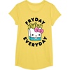 image:imageHello Kitty French Fries Fryday Everyday Friday TShirtLemon Yellow