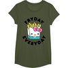 image:imageHello Kitty French Fries Fryday Everyday Friday TShirtOlive Green
