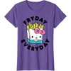 image:imageHello Kitty French Fries Fryday Everyday Friday TShirtPurple Heather