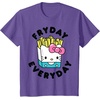 image:imageHello Kitty French Fries Fryday Everyday Friday TShirtPurple Heather