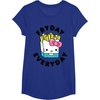 image:imageHello Kitty French Fries Fryday Everyday Friday TShirtRoyal Blue