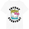 image:imageHello Kitty French Fries Fryday Everyday Friday TShirtWhite