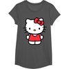 image:imageHello Kitty Front and Back Tee Shirt TShirtAsphalt Grey