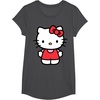 image:imageHello Kitty Front and Back Tee Shirt TShirtDark Heather Grey