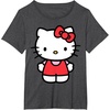 image:imageHello Kitty Front and Back Tee Shirt TShirtDark Heather Grey