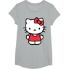 image:imageHello Kitty Front and Back Tee Shirt TShirtHeather Grey
