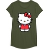 image:imageHello Kitty Front and Back Tee Shirt TShirtOlive Green