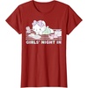 image:imageHello Kitty Girls Night In Reading Short Sleeve TShirtCranberry Red