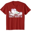 image:imageHello Kitty Girls Night In Reading Short Sleeve TShirtCranberry Red