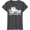 image:imageHello Kitty Girls Night In Reading Short Sleeve TShirtDark Heather Grey