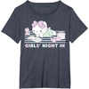 image:imageHello Kitty Girls Night In Reading Short Sleeve TShirtHeather Blue