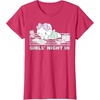 image:imageHello Kitty Girls Night In Reading Short Sleeve TShirtRed Heather