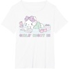 image:imageHello Kitty Girls Night In Reading Short Sleeve TShirtWhite