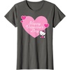 image:imageHello Kitty Happy Valentines Day TShirt SmallAsphalt Grey