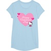 image:imageHello Kitty Happy Valentines Day TShirt SmallBaby Blue