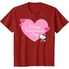 image:imageHello Kitty Happy Valentines Day TShirt SmallCranberry Red