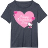 image:imageHello Kitty Happy Valentines Day TShirt SmallHeather Blue