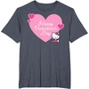 image:imageHello Kitty Happy Valentines Day TShirt SmallHeather Blue