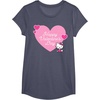 image:imageHello Kitty Happy Valentines Day TShirt SmallHeather Blue