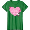 image:imageHello Kitty Happy Valentines Day TShirt SmallKelly Green