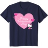 image:imageHello Kitty Happy Valentines Day TShirt SmallNavy Blue
