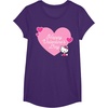 image:imageHello Kitty Happy Valentines Day TShirt SmallPurple