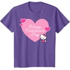 image:imageHello Kitty Happy Valentines Day TShirt SmallPurple Heather